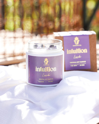 Intuition Crystal Candle