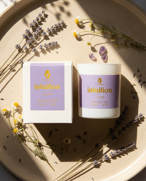 Intuition Crystal Candle