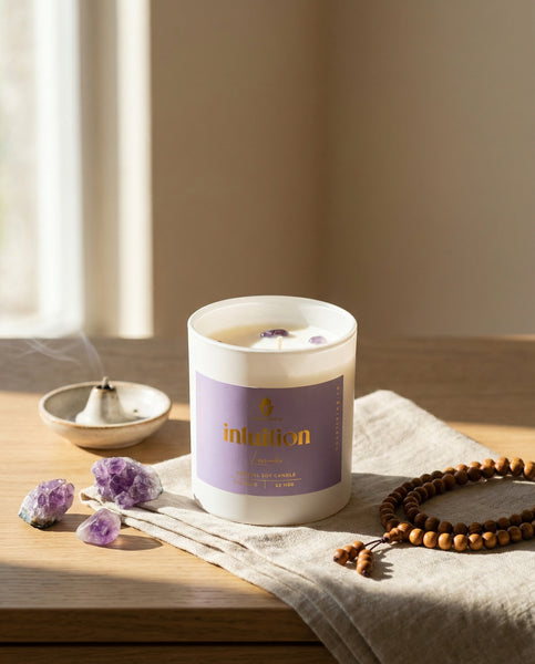 Intuition Crystal Candle