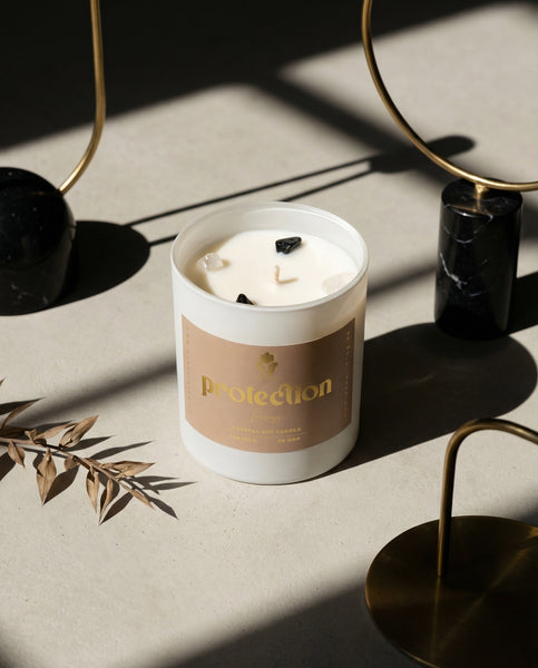 Vela de cristal protectora