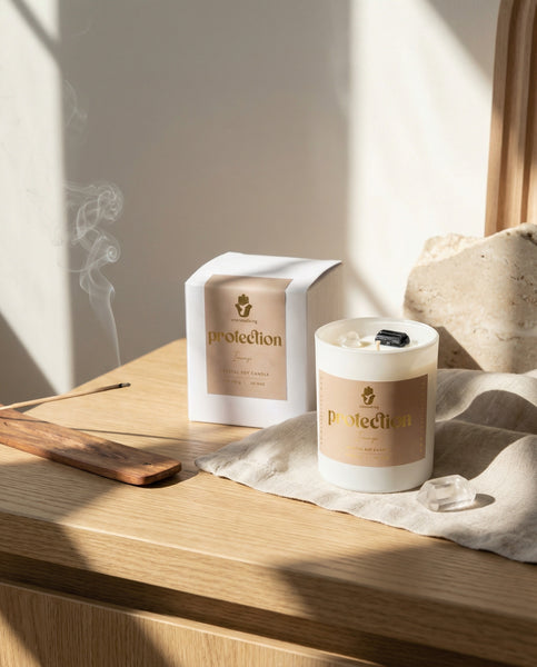 Vela de cristal protectora