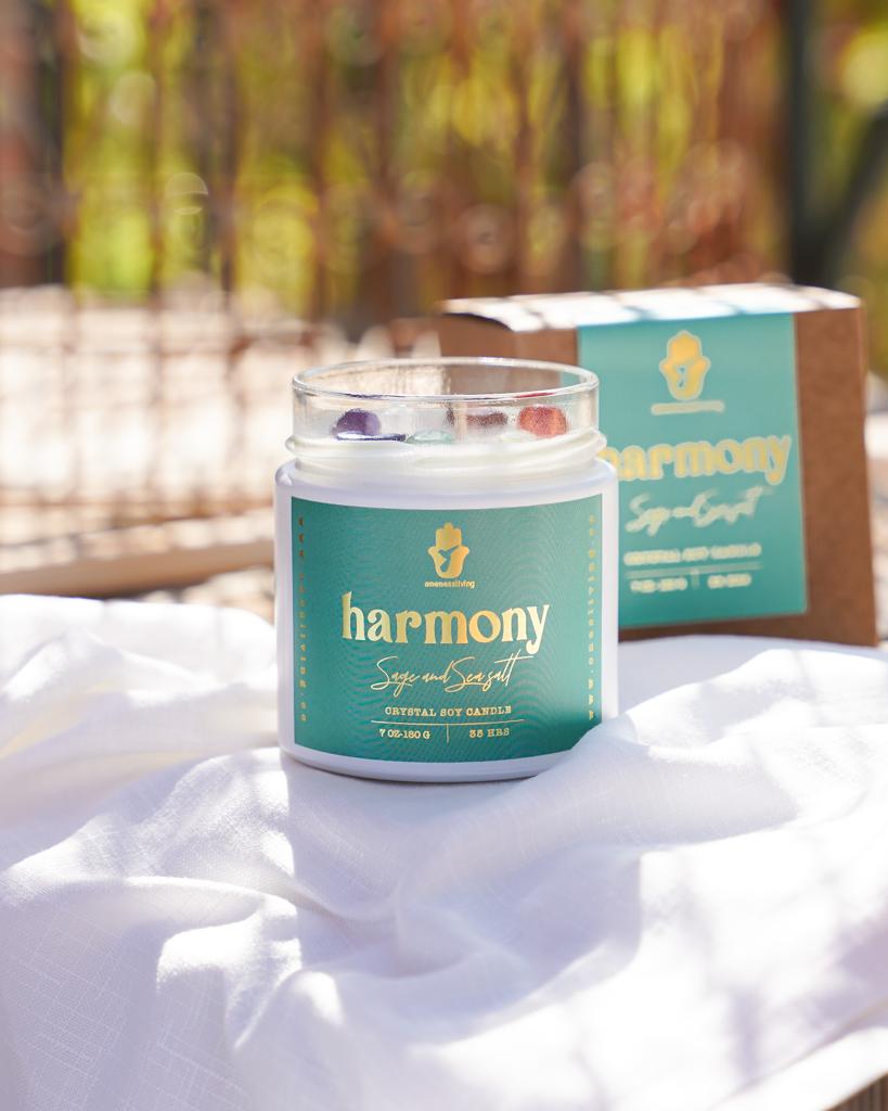 Harmony Crystal Candle